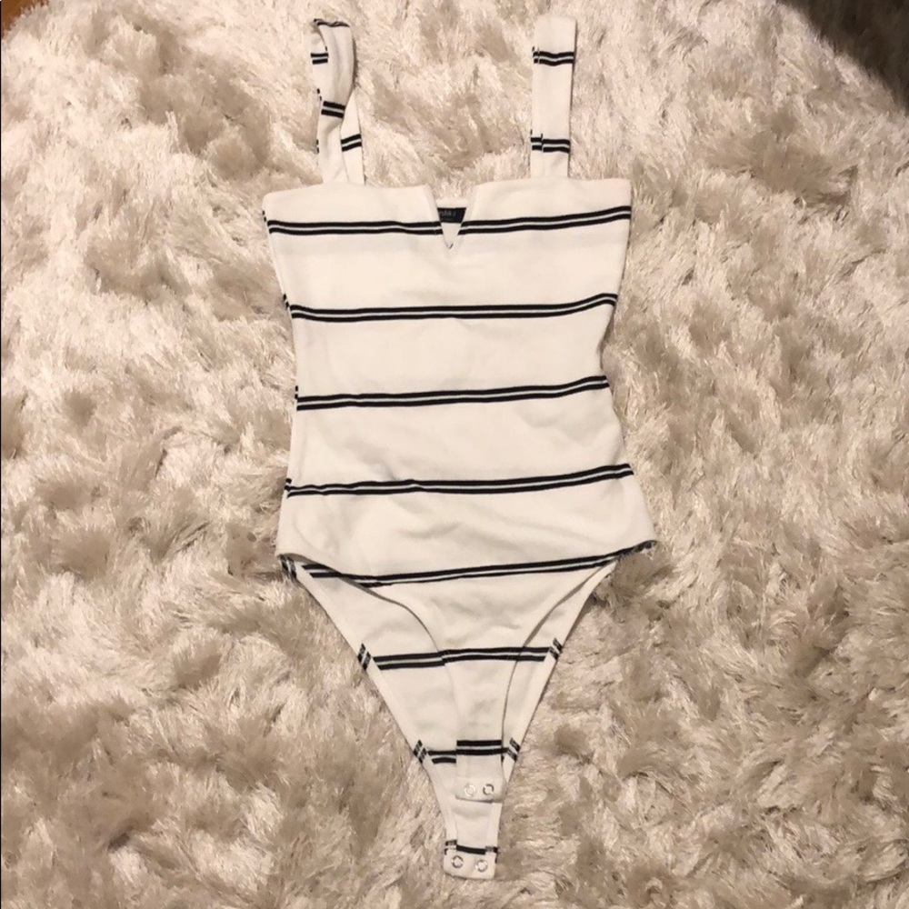 Bershka striped bodysuit